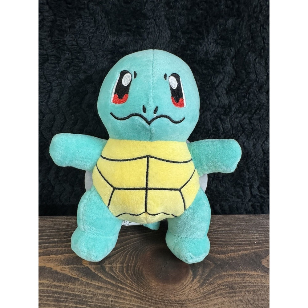 Vintage Japanese Pokemon Plush 1997 Aoger Squirtle 9" Plush Stuffed Toy